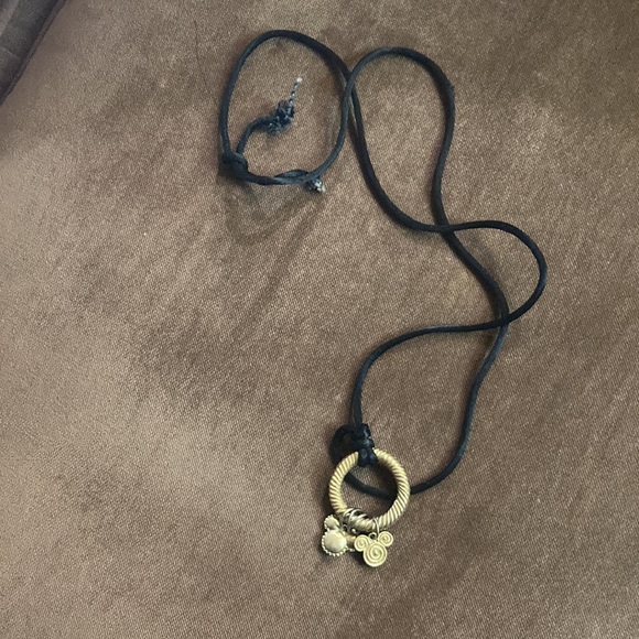 26 inch satin silk cord Disney Mickey Mouse necklace. - Picture 2 of 3